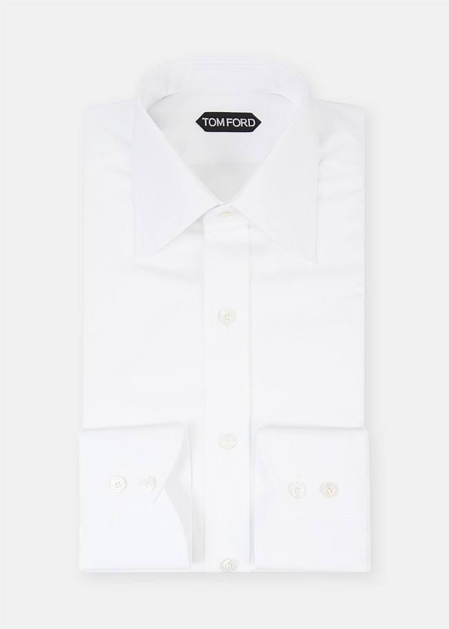 White Classic Collar Shirt