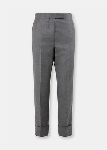Medium Grey Trouser With Backstrap