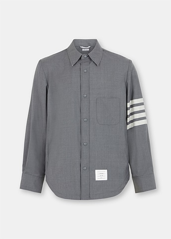 Grey Snap Button Shirt