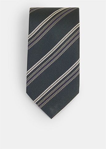 Dark Green Silk Tie