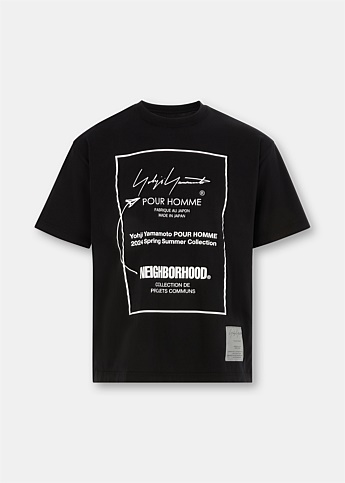 x NEIGHBORHOOD Black Logo T-Shirt 