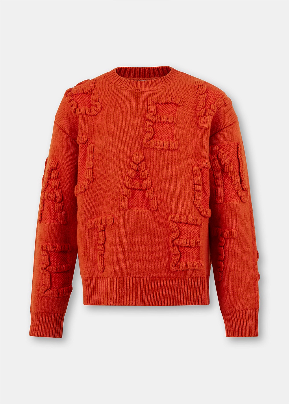 Shop Bottega Veneta Burst Alphabet Crewneck Sweater | Harrolds Australia