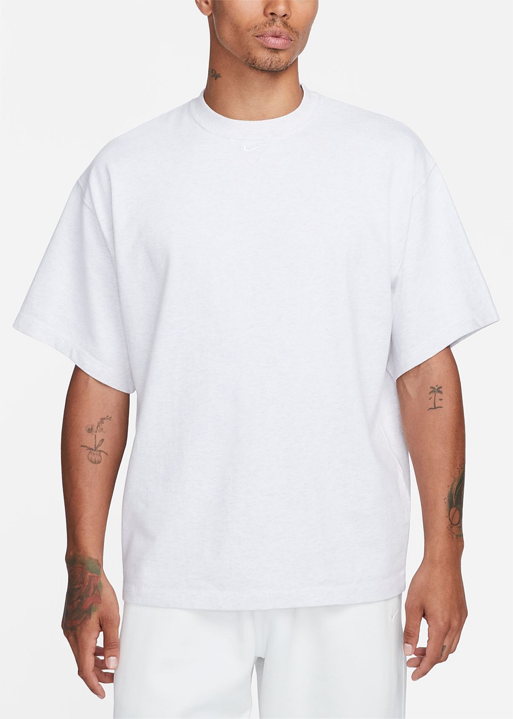 Shop Nike Solo Swoosh T-shirt White
