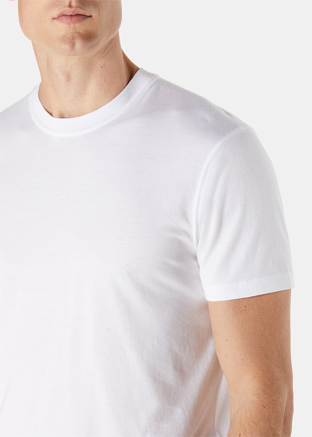 Shop Tom Ford White Crewneck T-shirt | Harrolds Australia