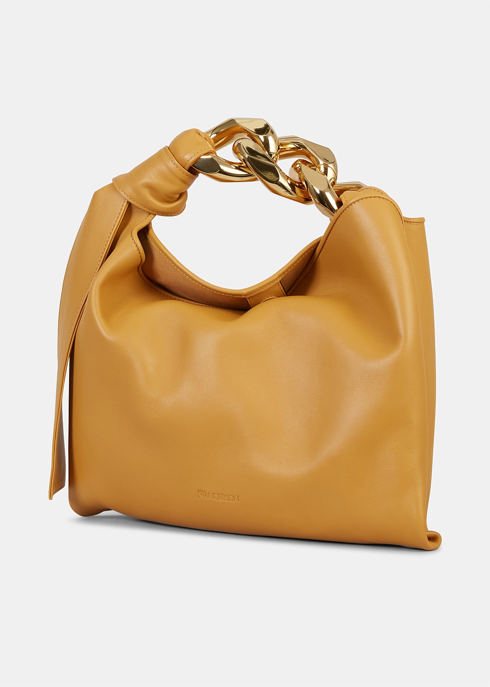 Shop J.W. ANDERSON Small Chain Mustard Hobo Bag | Harrolds Australia