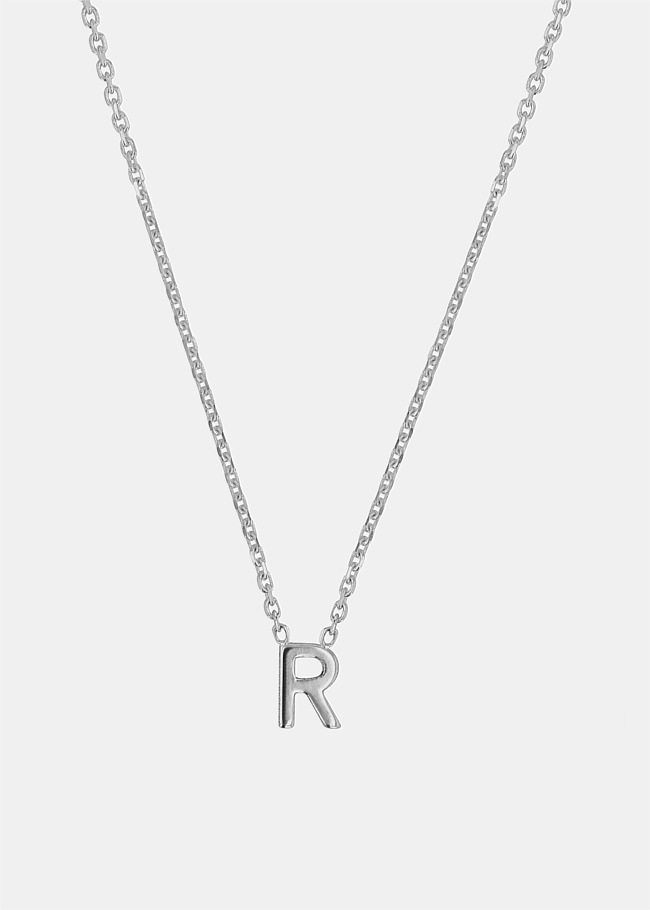 Petite Letter R Necklace