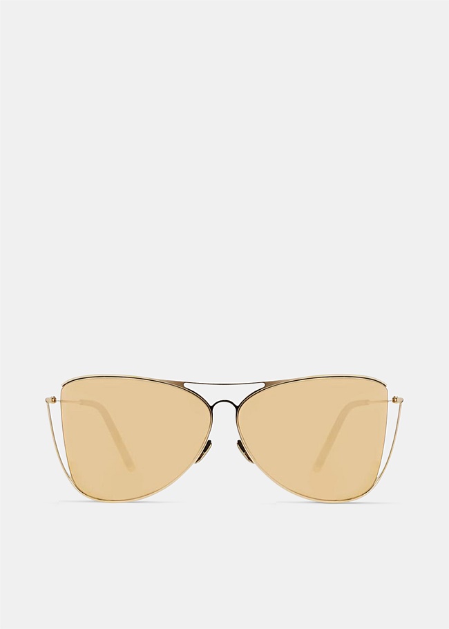 Gold S3 Aurous Aviator Sunglasses