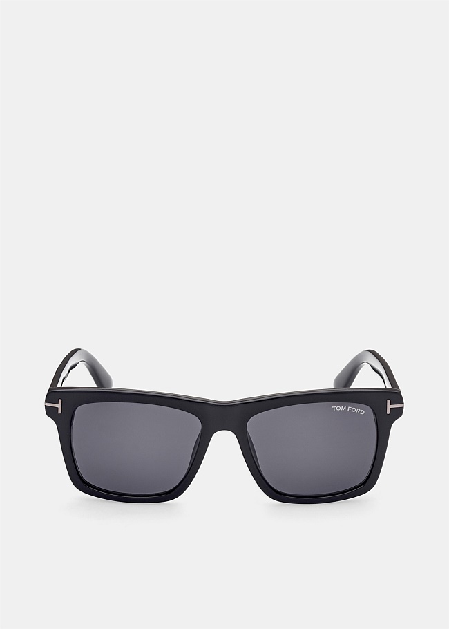Black Buckley Square Sunglasses