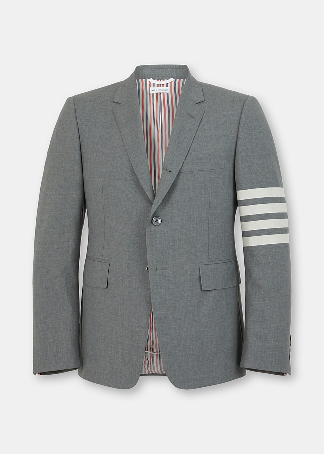 Grey Classic 4-Bar Sports Coat