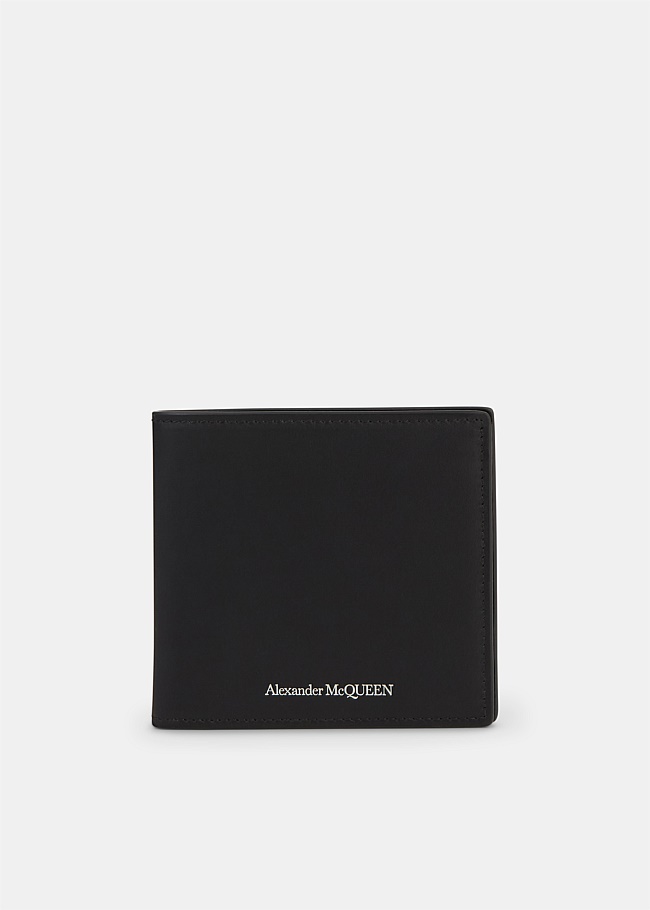 Black Bi-Fold Leather Wallet
