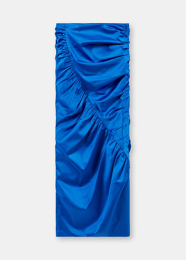 Cobalt High Twist Skirt