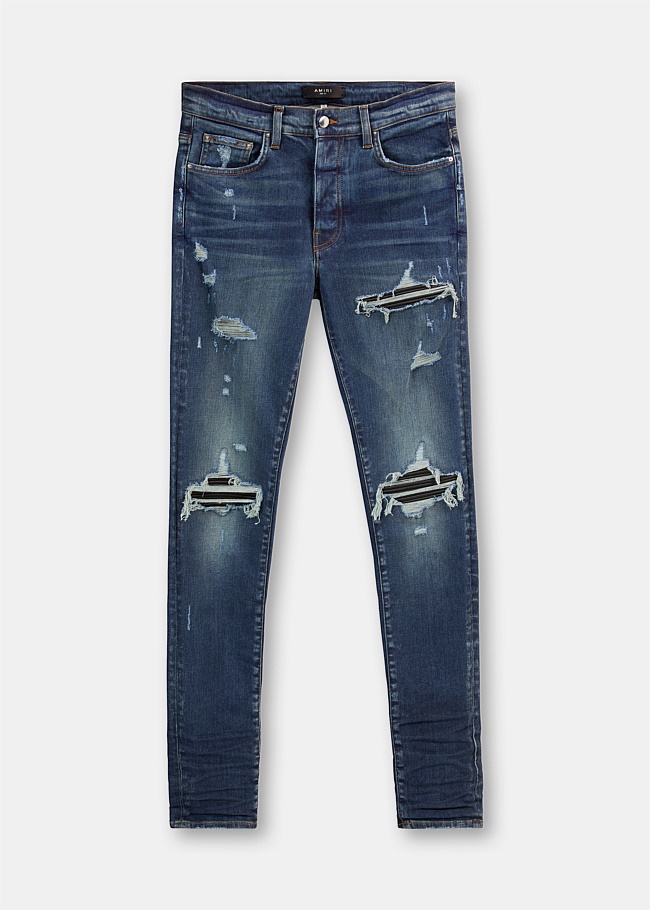 Blue MX1 Distressed Jeans