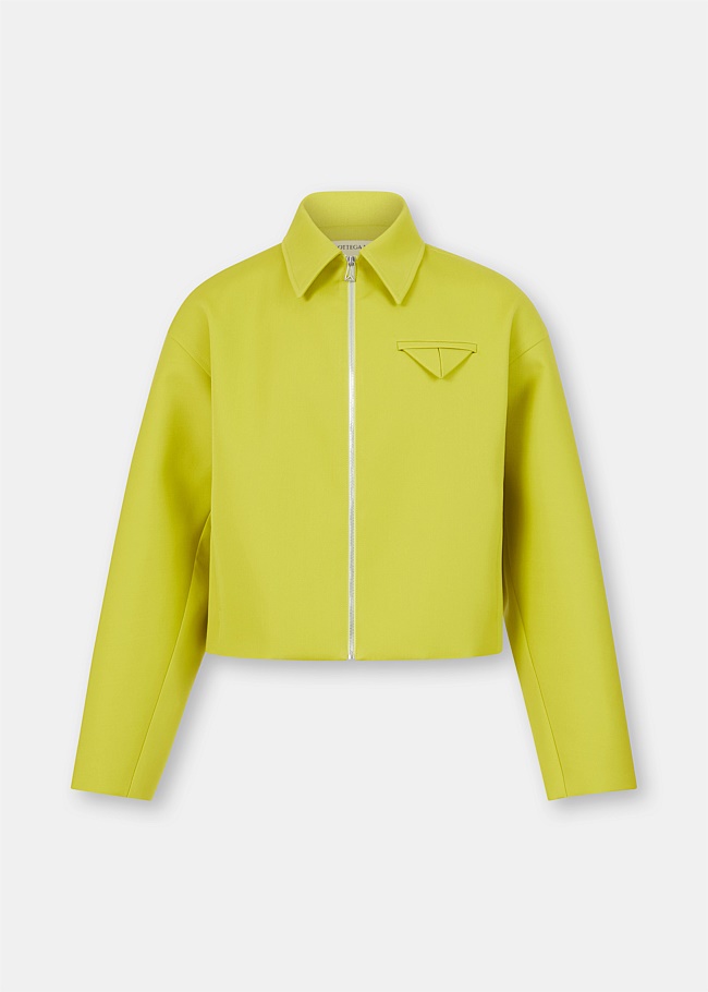 Lemon Wool Origami Pocket Blouson Jacket