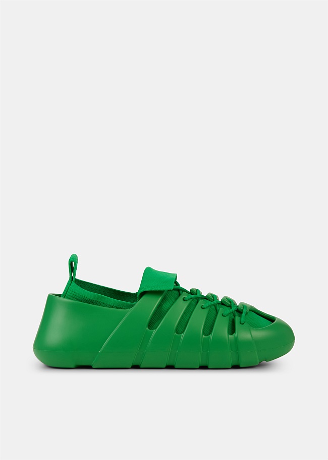 Green Lace Up Sneaker