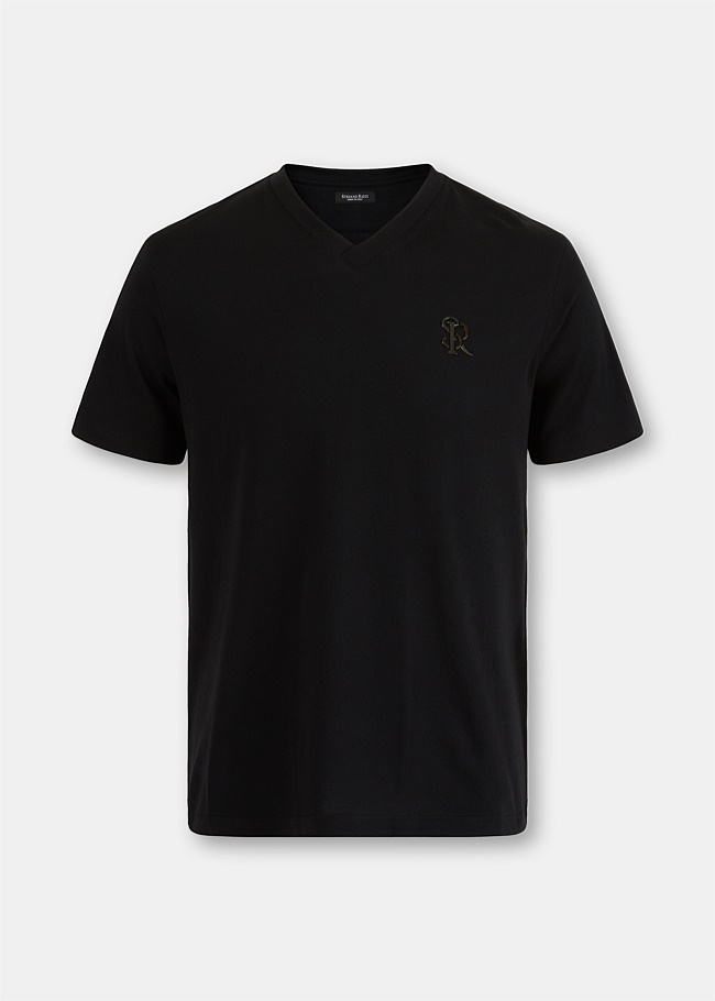 Black V Neck T-Shirt