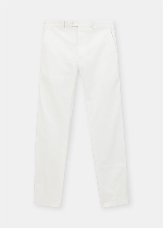 White Tigullio Tailored Trousers