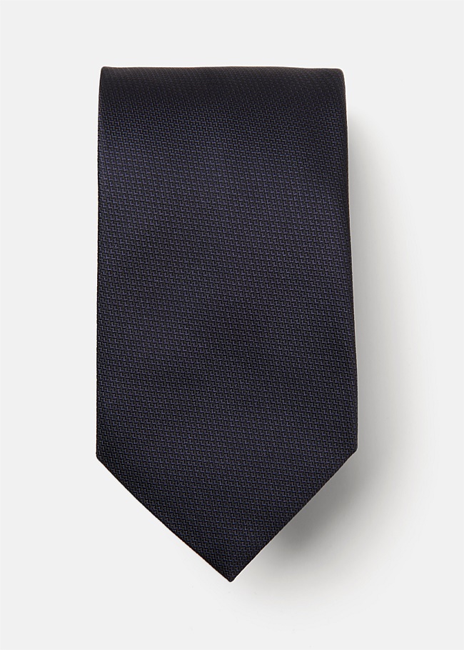 Tonal Micro Pattern Silk Tie