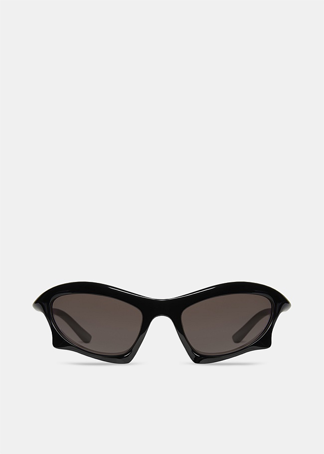 Black Bat Rectangle Sunglasses