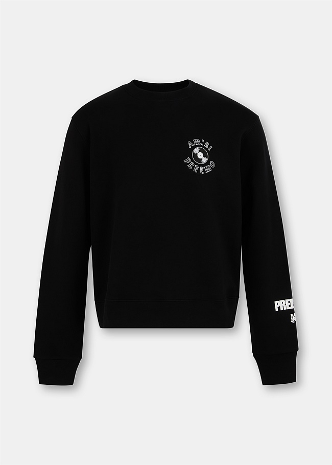 Black Premier Crew Sweater