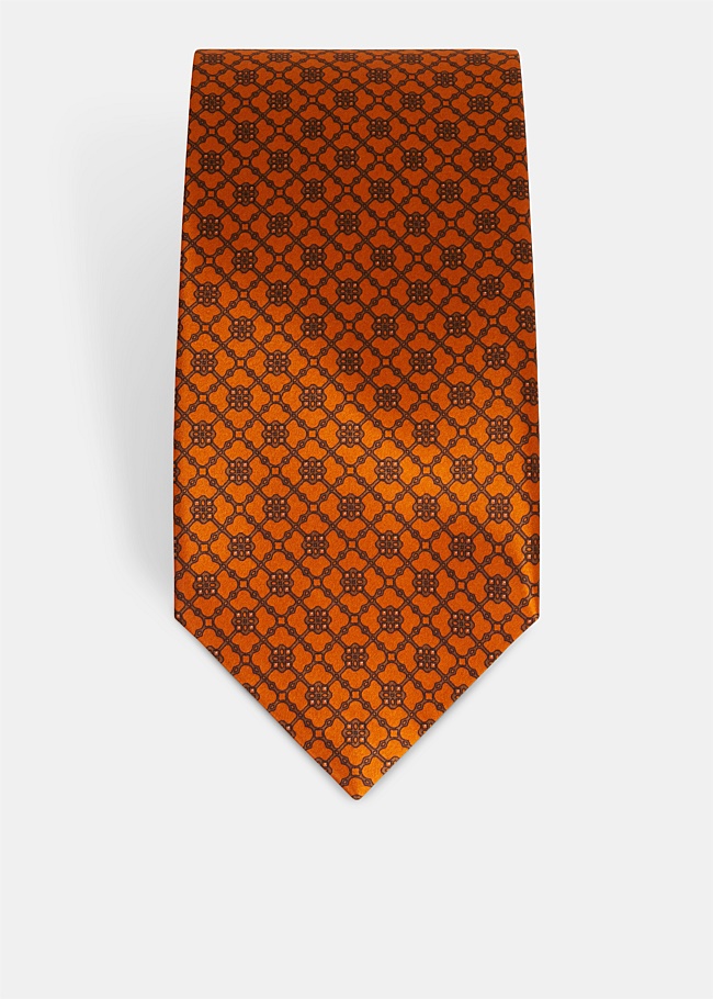 Rust Silk Tie