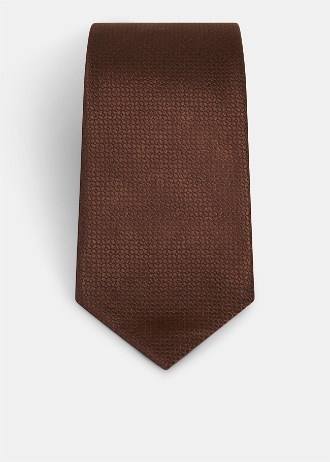 Dark Brown Classic Tie 