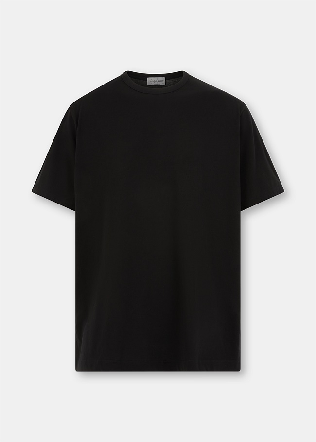 Black Ultima Round Neck T-Shirt