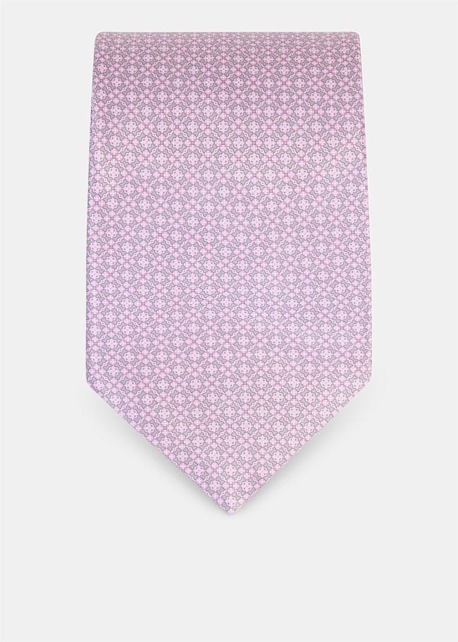 Pale Pink Silk Tie