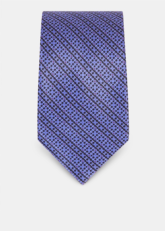 Purple Silk Tie