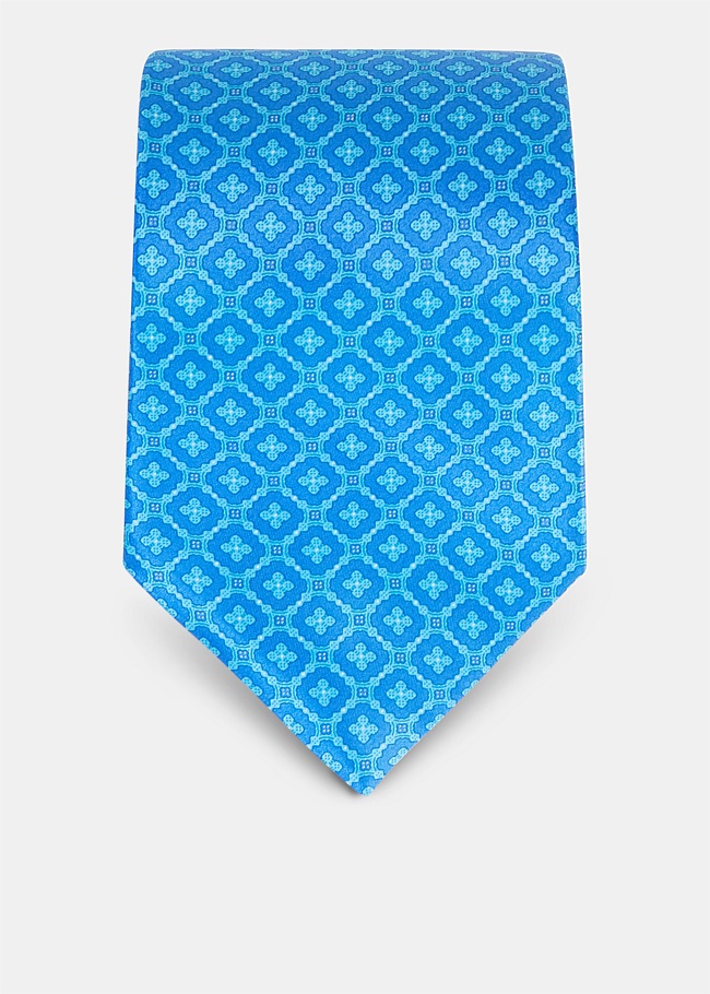 Sapphire Silk Tie