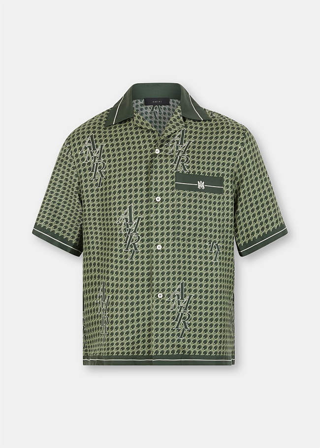 Green Houndstooth Shirt