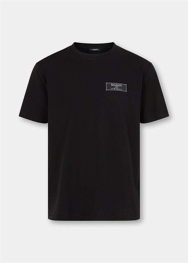 Black Pierre Label T-Shirt