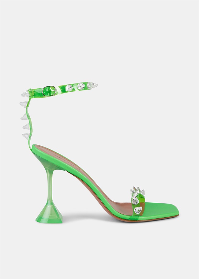 Julia Green PVC Spike Embellished Sandal