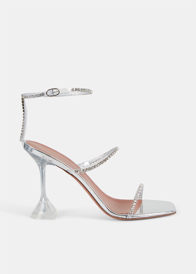 Gilda Crystal Embellished PVC Sandals
