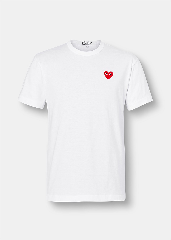 White Heart Logo T-Shirt
