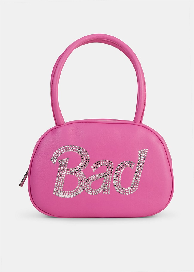 Amini Baddie Pink Leather Bag