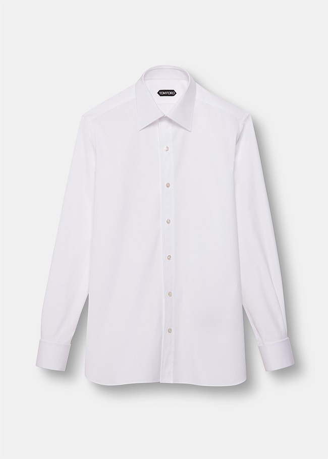 French Cuff Cotton Poplin Shirt