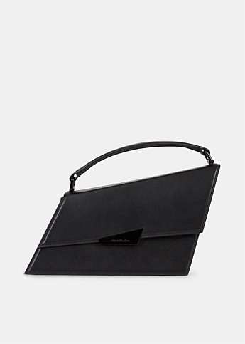 Asymmetric Black Algol Bag