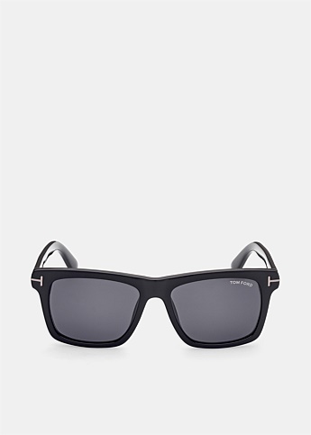 Black Buckley Square Sunglasses