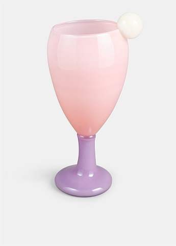 Bubblegum and Berry Bon Bon Milkshake Glass