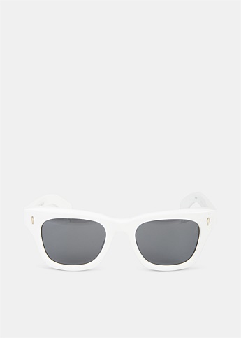 Dealan White Sunglasses