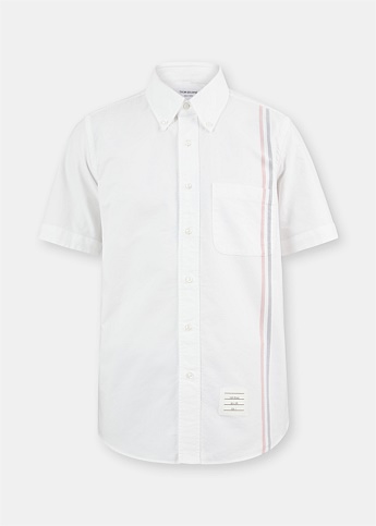 White Short Sleeve Oxford Shirt