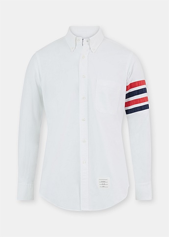 White Oxford 4-Bar Shirt