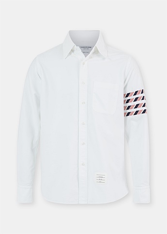 White 4-Bar Shirt