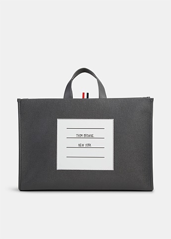 Grey Large Square Tote