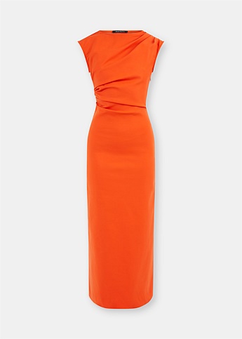 Orange Monica Dress