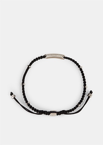 Black Macramé Bracelet