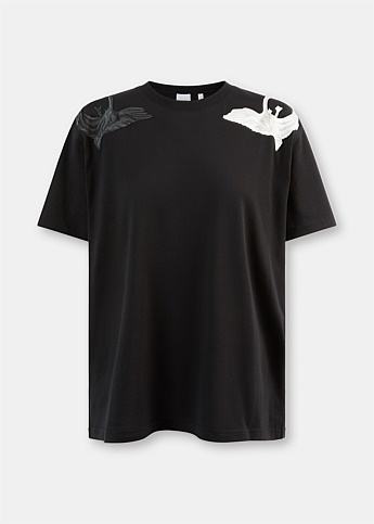 Black Carrick Swan T-Shirt