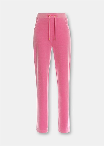 X Barbie Rose Velvet Pants