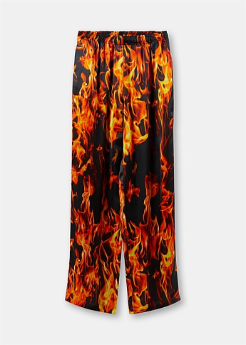 Fire Print Pyjama Pant