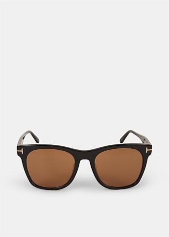 Brown Brooklyn Square Sunglasses